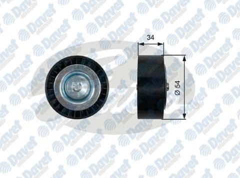 GATES T36454 Alternator Gergi Rulmani Ducato 2.0d 11- Linea 1.6 Dmtj 09- Doblo 1.6-2.0 Dmtj 10-